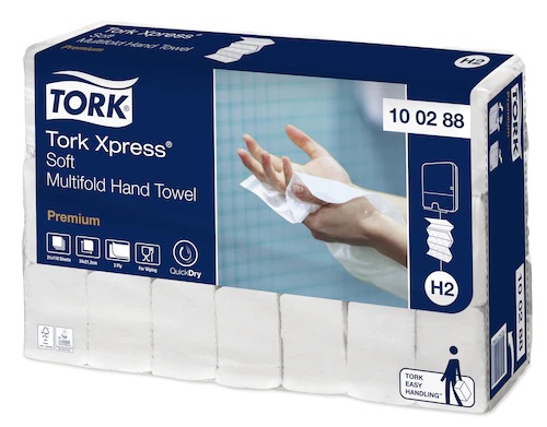 Tork H2 Xpress® Soft Multifold Hand Towel - Case of 2310