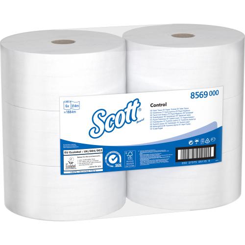 Scott 8569 Control Centrefeed Toilet Tissue 2 Ply - Case of 6