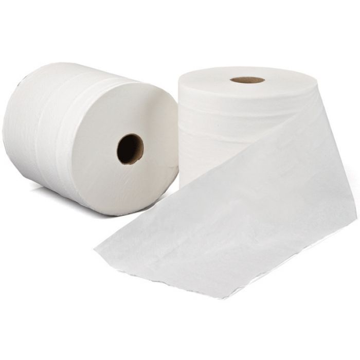 Leonardo Hand Towel Roll 1 Ply - 200m - White - Case of 6