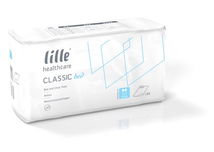 Lille Classic Bed Pad Maxi - 60 x 90 cm – Pack of 4 x 25
