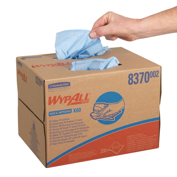 X60 Wypall Cloths - 200 Sheets