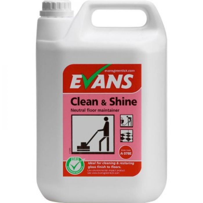 Evans Clean and Shine Neutral Floor Maintainer - 5L