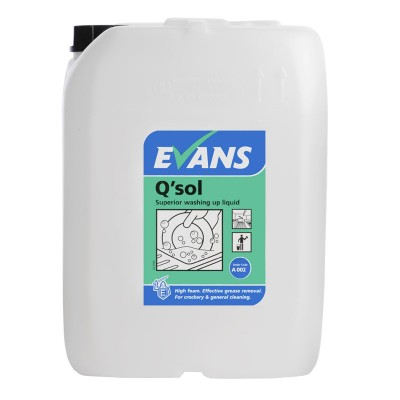 Evans Q-Sol - Washing Up Liquid 20L
