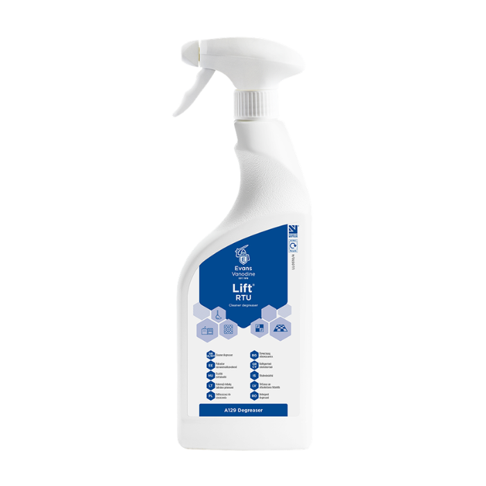 Evans Lift Heavy Duty Cleaner Degreaser RTU - 6 x 750ml