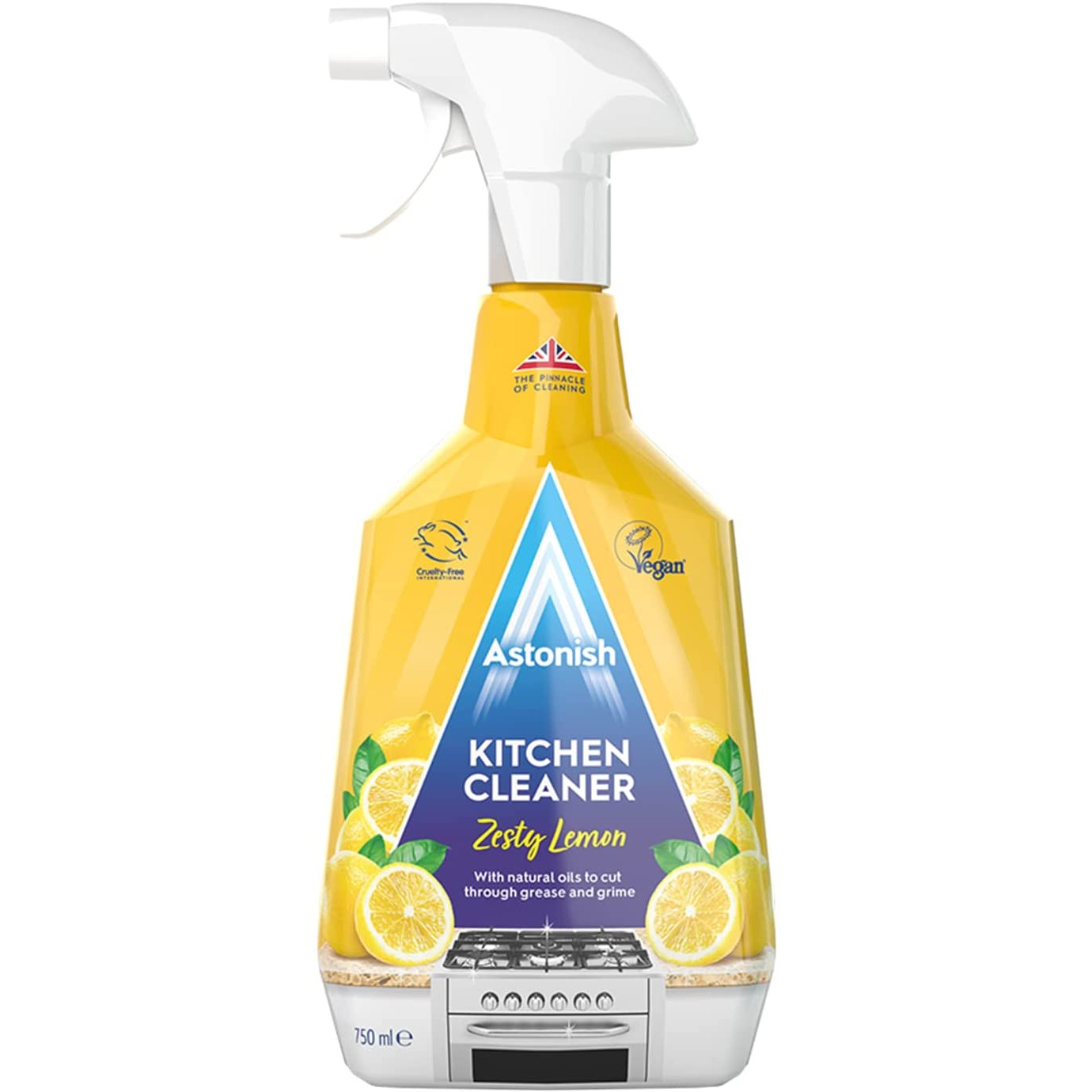 Astonish Multi-Purpose Powerful Kitchen Cleaner Spray 750ml Zesty Lemon Fresh