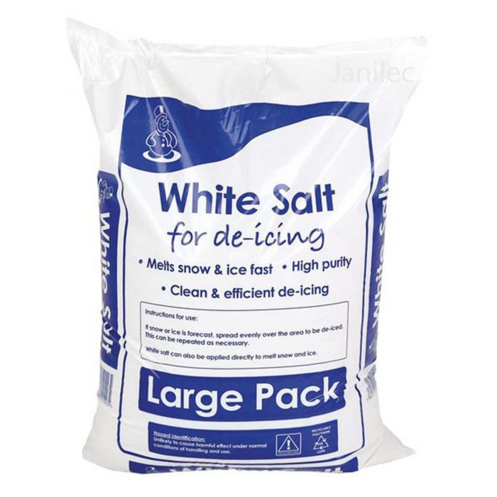 White Rock Salt for De-Icing - 25Kg