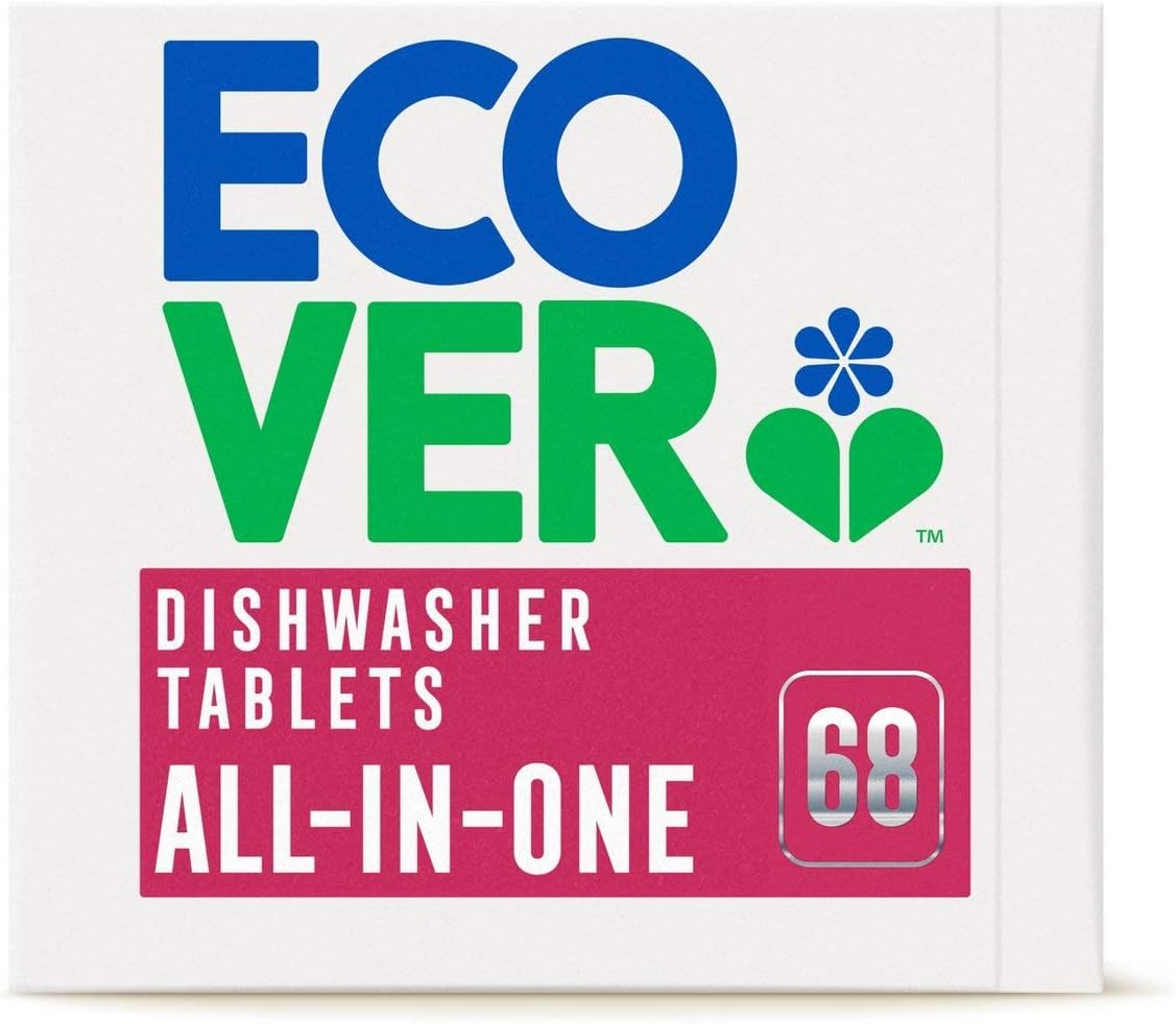 Ecover All in One Dishwasher Tablets - 68 Tablets