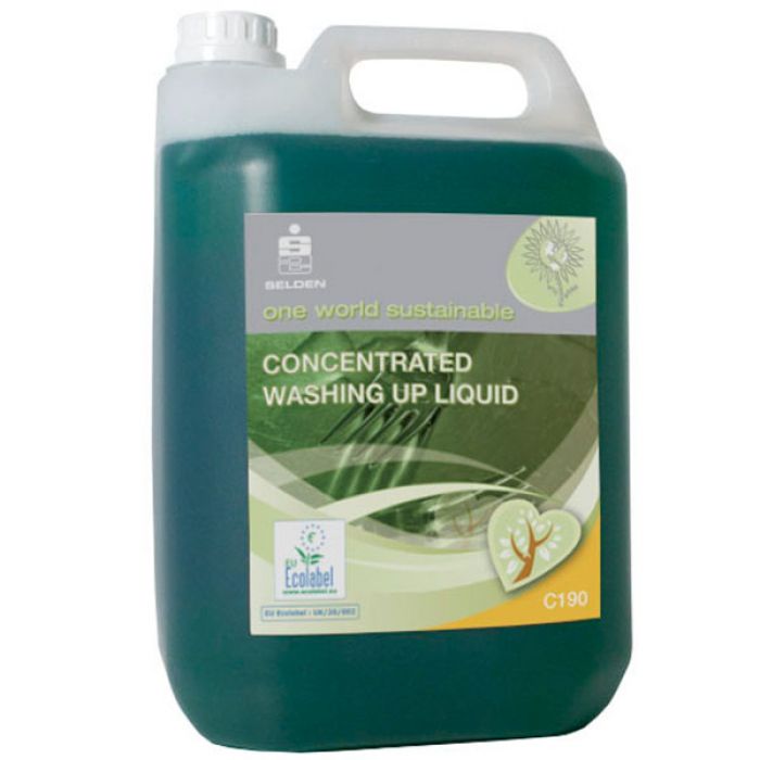 Selden Ecoflower Washing Up Liquid Eco-Friendly Neutral Detergent - 2x5L