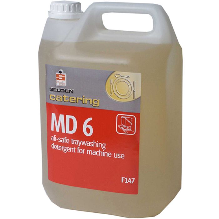 Selden MD6 Aluminium Safe Tray Wash Machine Detergent - 5L
