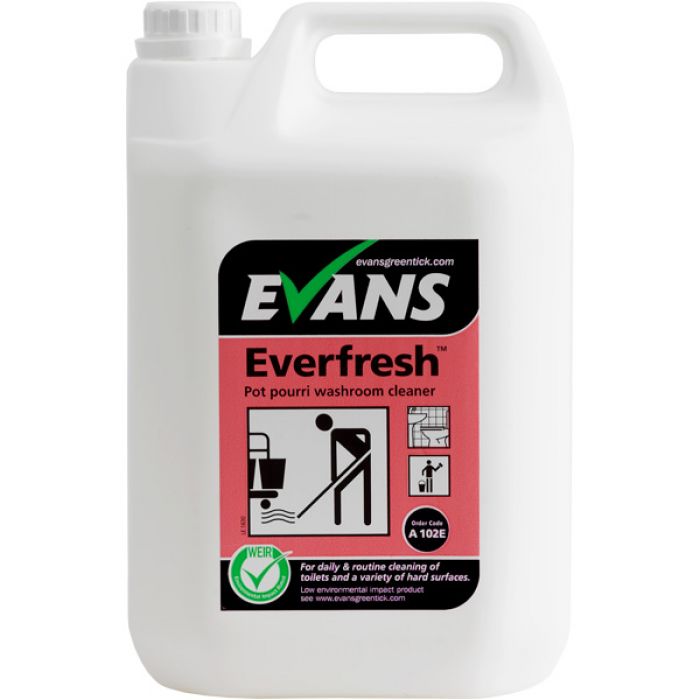 Evans Everfresh Toilet and Washroom Cleaner Refill - 5L