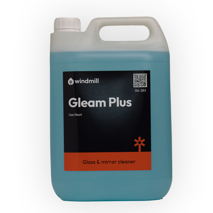 Gleam Plus - Glass and Mirror Cleaner - Windmill - 5L - AUK Hygiene