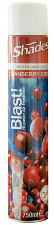 Blast Air Freshener Cranberry Aerosol - Case of 12x500ml