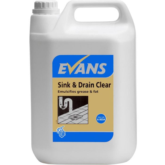 Evans Sink and Drain Clear - 2.5L