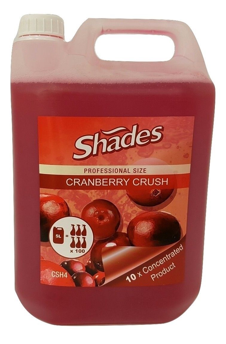 Shades Cranberry Crush Deodouriser Concentrate - Box of 2x5L
