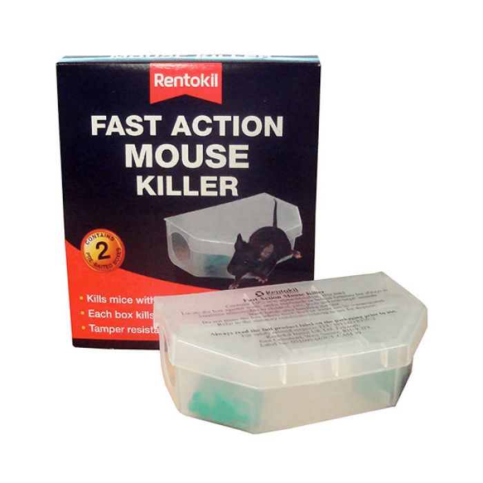 Rentokil Fast Action Mouse Killer - Twin Pack