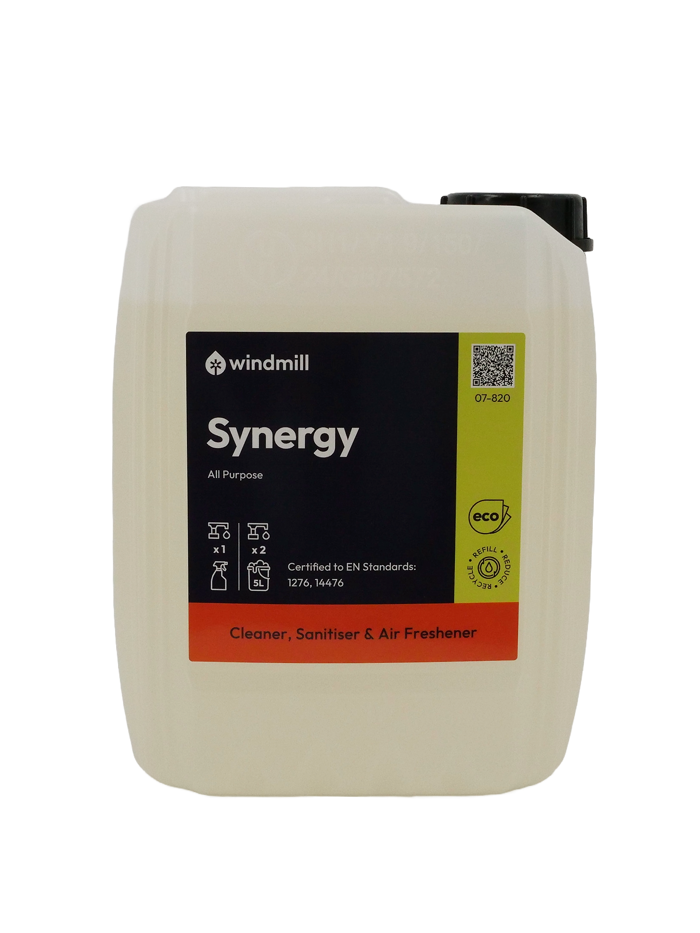 Windmill Refill Synergy All Purpose Cleaner and Sanitiser - 5L