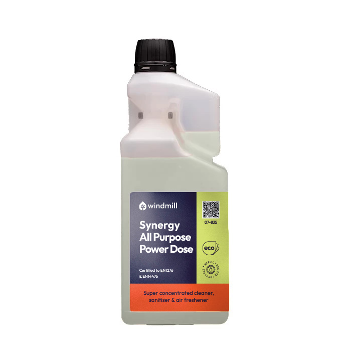 Windmill Synergy All Purpose Power Dose - Super Concentrated Cleaner, Sanitiser & Air Freshener - 1L - Recharger