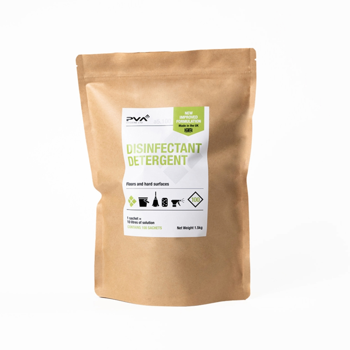 PVA Hygiene Disinfectant Detergent - Floors and Hard Surfaces