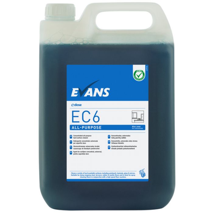 Evans EC6 All Purpose - All Purpose Hard Surface Cleaner Refill 2x5L