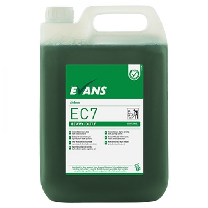 Evans EC7 Heavy Duty - Hard Surface Cleaner Refill 2x5Ltr