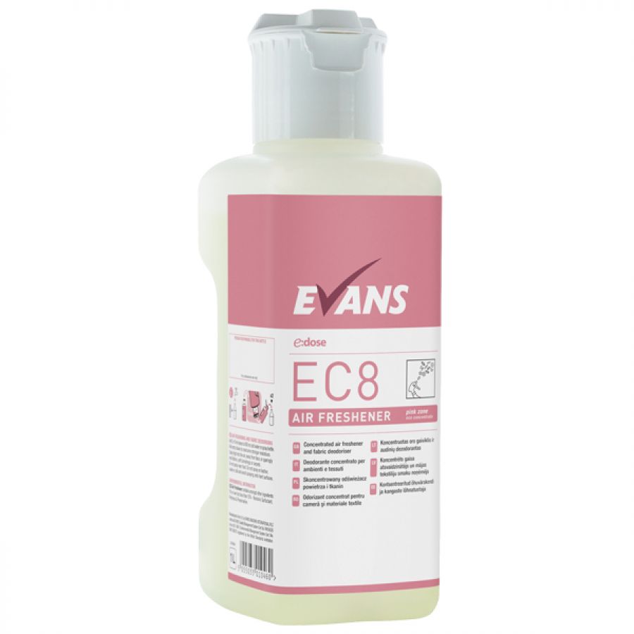 Evans EC8 Air Freshener - Pink Zone Concentrate - 1L