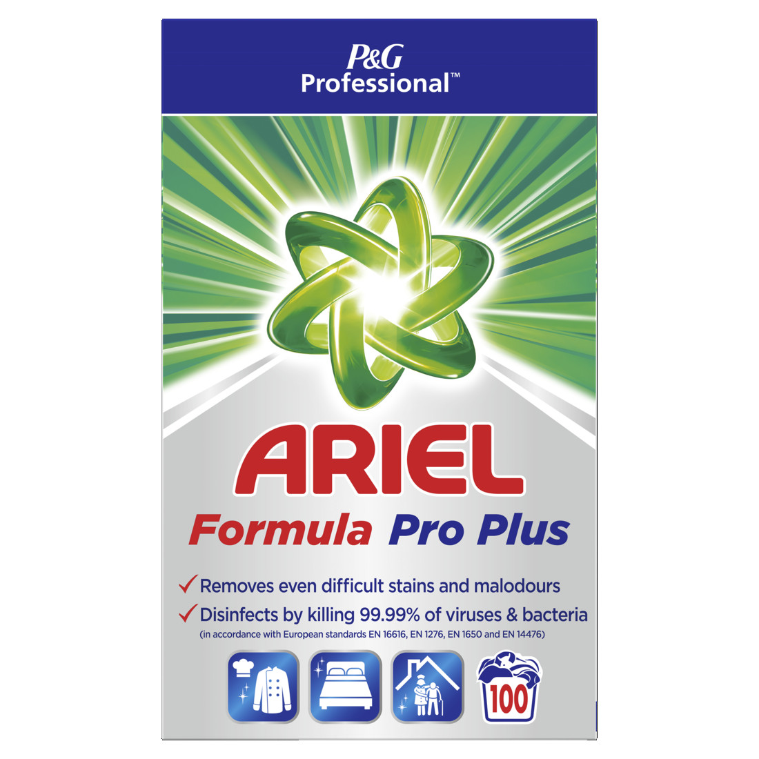Ariel Professional Powder Detergent Antibacterial - 100 Washes