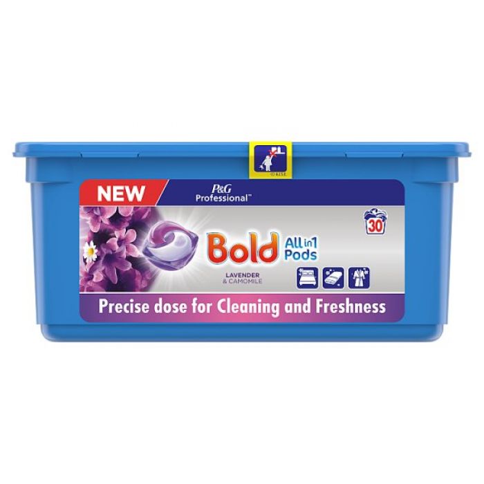 Bold 3 in1 Washing Liquid Capsules - Lavender and Camomile - 3x30 Capsule Packs