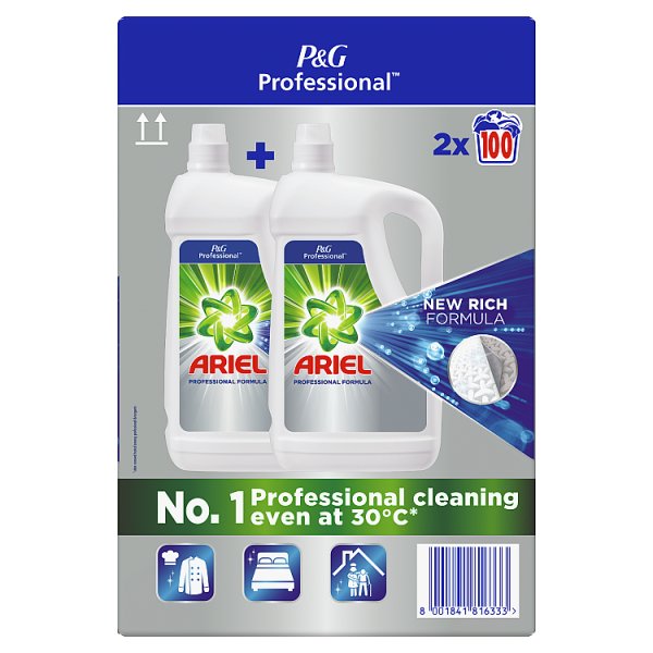Ariel Professional Liquid Detergent Regular 100 Washes - 5L