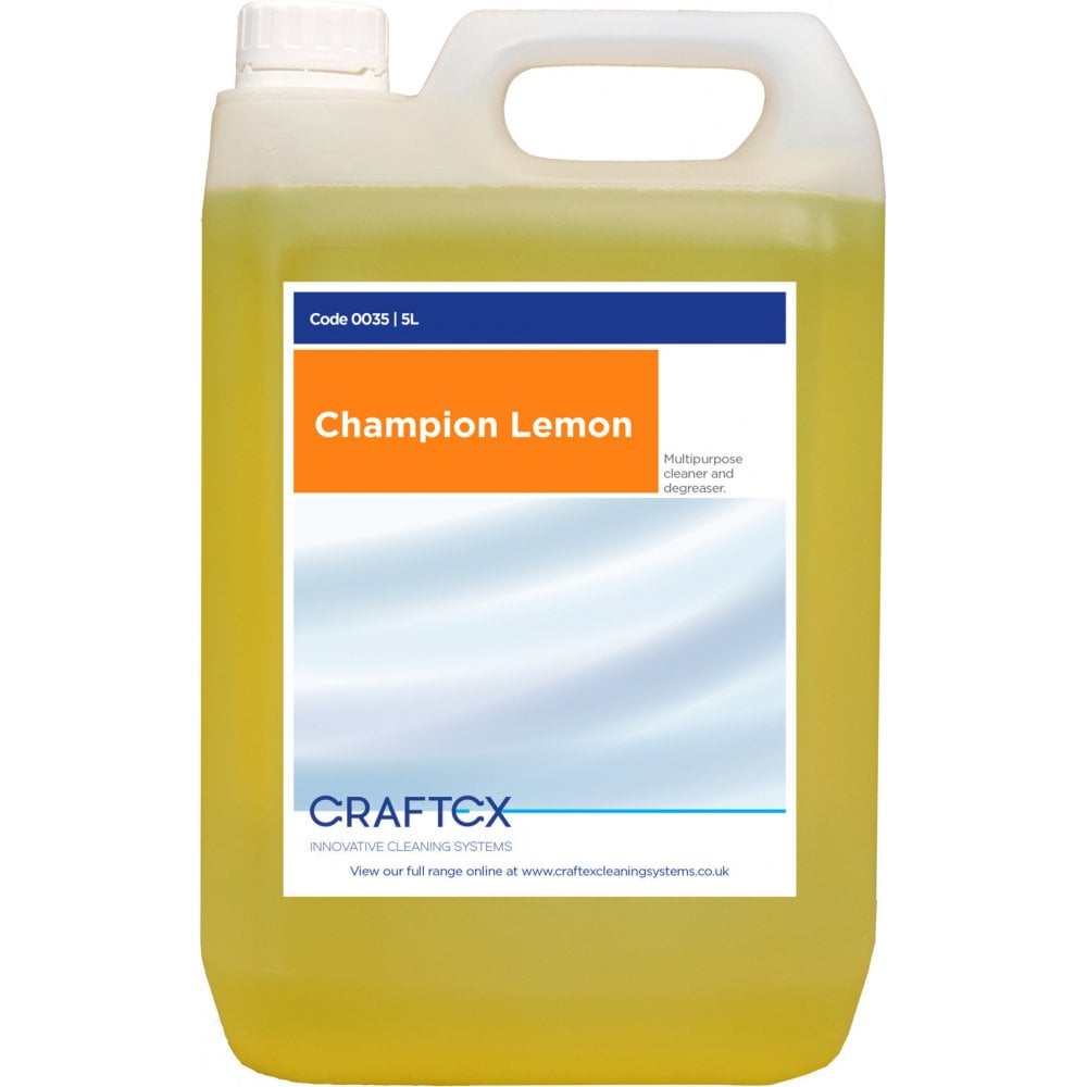 Craftex Champion Cleaner and Degreaser - Lemon - 5L