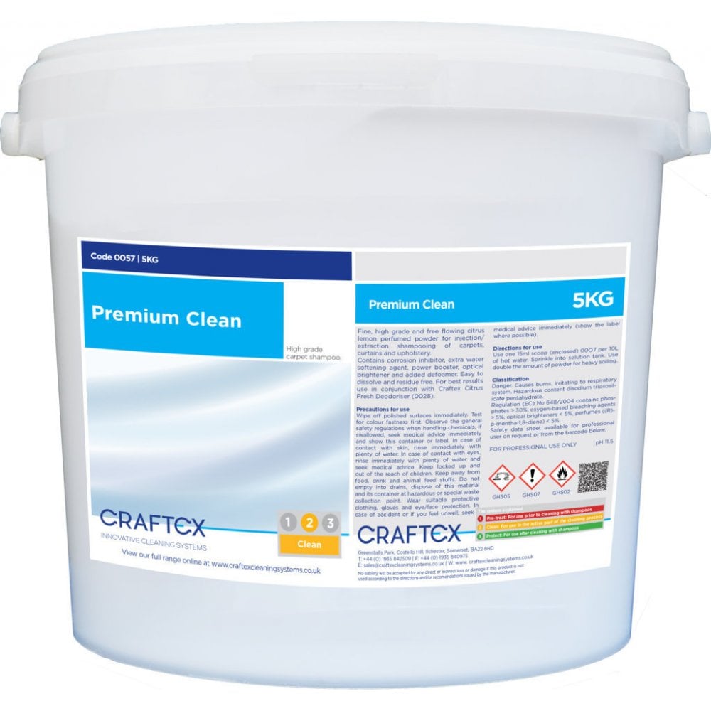 Premium Clean Powder for Soiled Carpets - Apple - 5kg