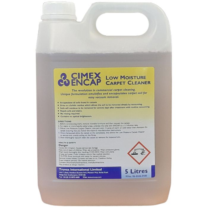 Cimex Encap Low Moisture Specialist Carpet Cleaner - 5L