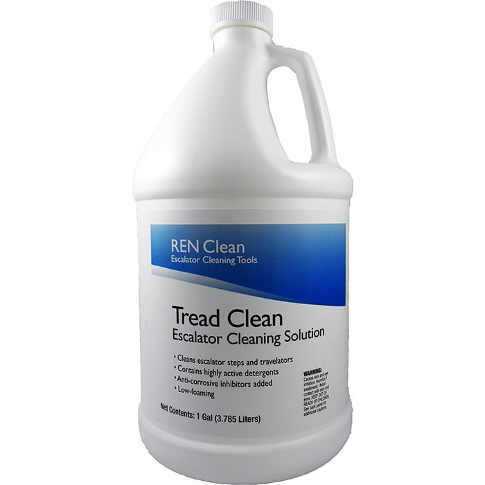 Ren Tread Clean Escalator Cleaning Solution - 4 x 3.8L