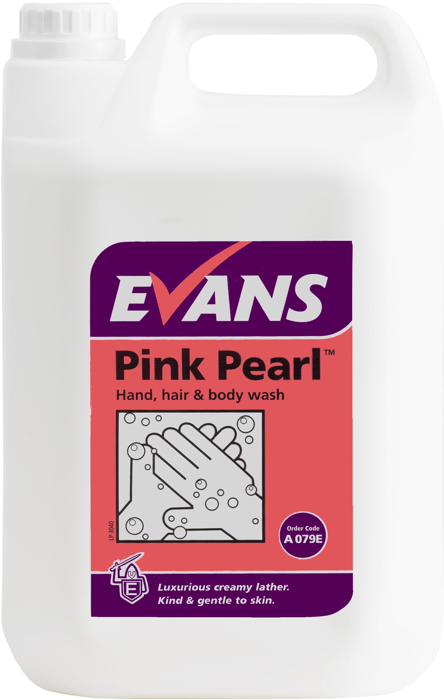 Evans Hand/Body Wash & Shampoo - Pink Pearl - 2 x 5L