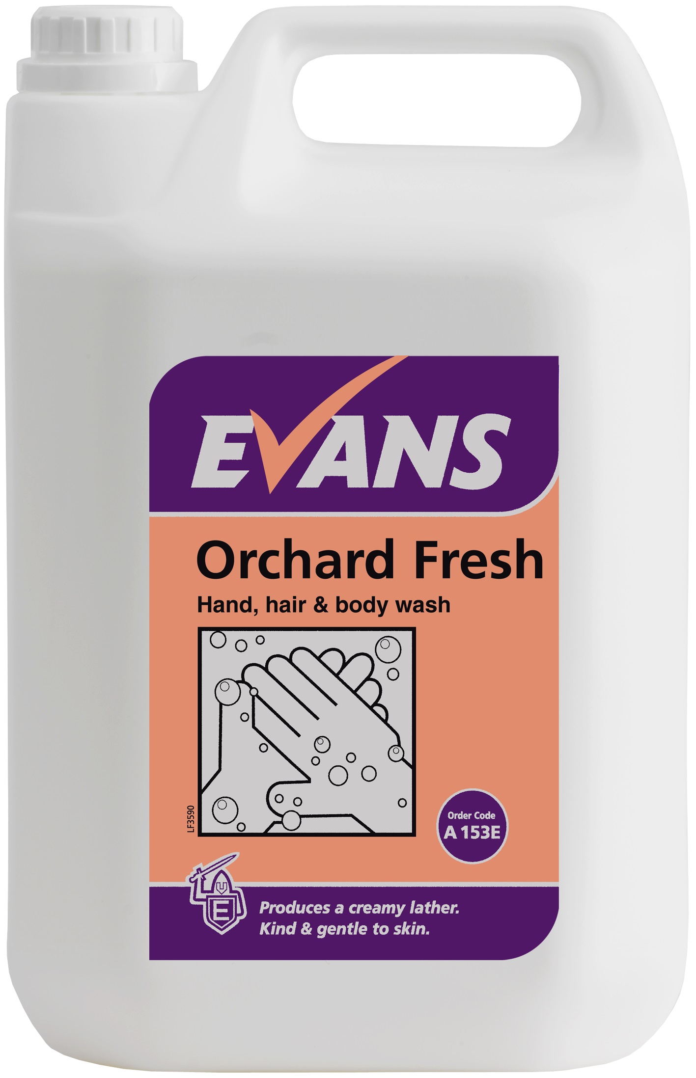 Evans Hand/Body Wash & Shampoo - Orchard Fresh - 5L