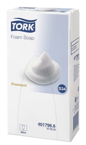 Tork Premium S34 Foam Soap - 6 x 800ml
