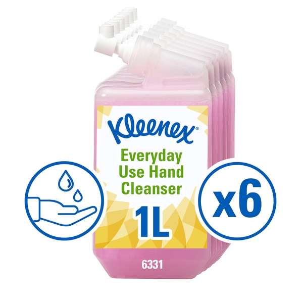 Kimberly Clark Kleenex Everday Use Hand Cleaner 6 x 1000ml