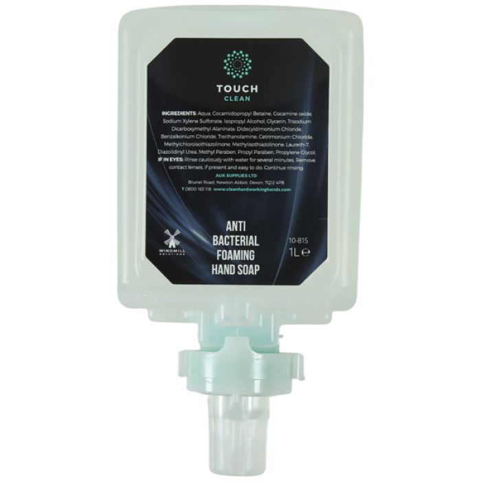 Touch Clean Eco Foaming Hand Soap Cartridge - 6 x 1L Cartridges