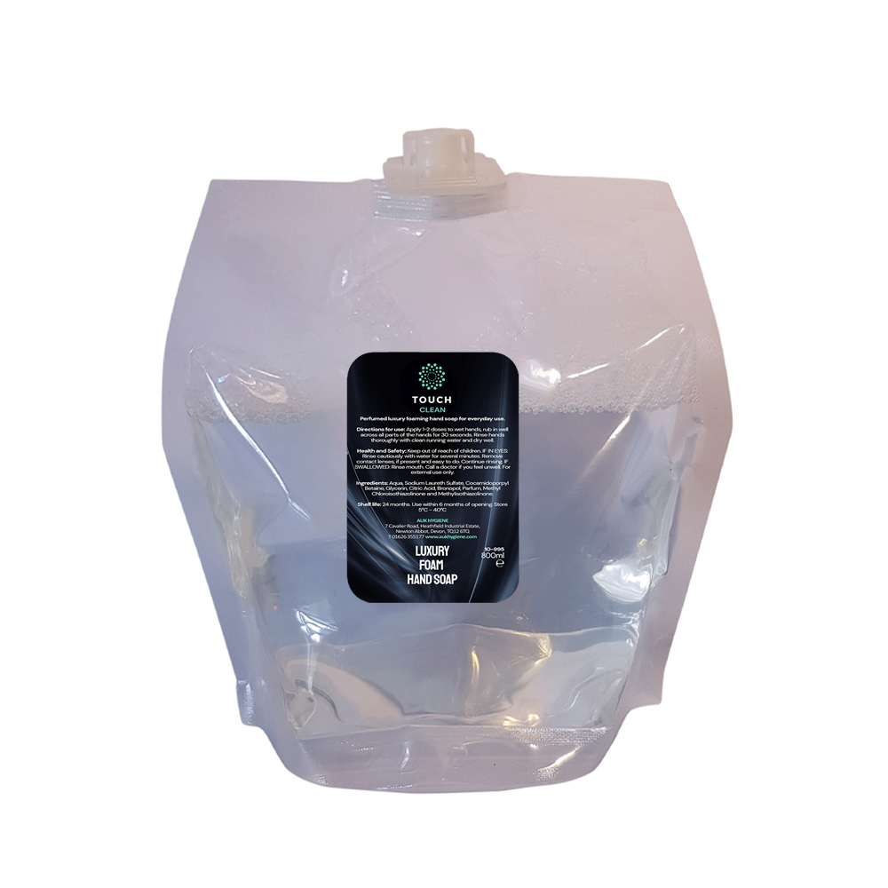 Luxury Blue Foam Soap - 6x800ml Pouches