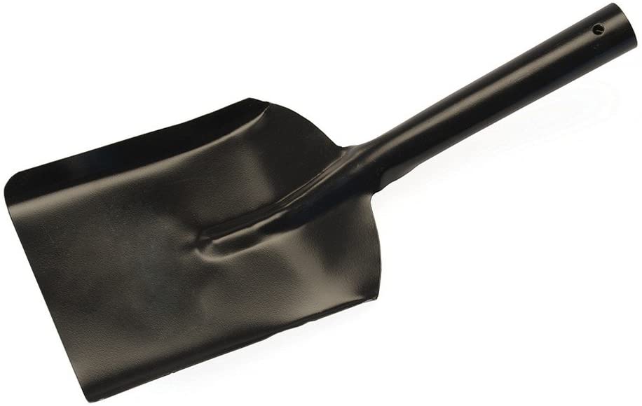 Hill Brush Metal Shovel with D-Grip & Wooden Handle