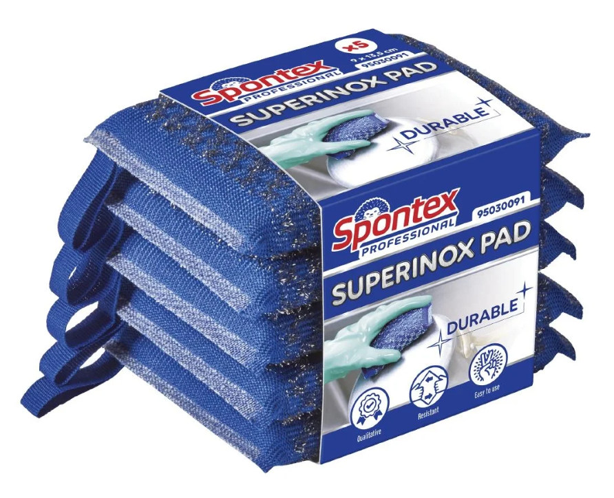Spontex Superinox Sponge Scouring Pads