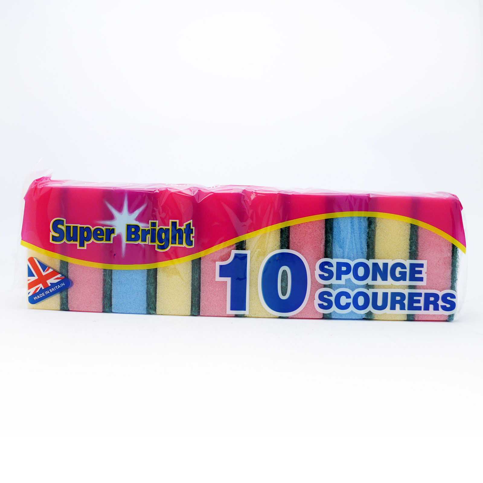 Super Bright Sponge Scourer - AUK Hygiene