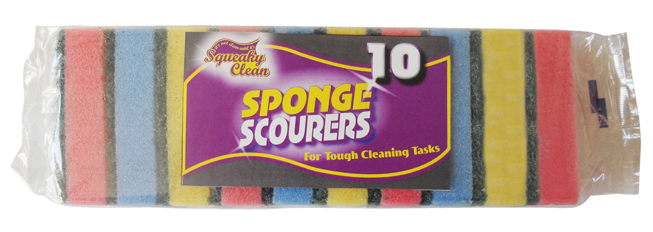 Speedy Clean Sponge Scourer - Pack of 10