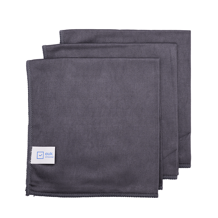 Microfibre Glass Cleaning Cloth - Grey 