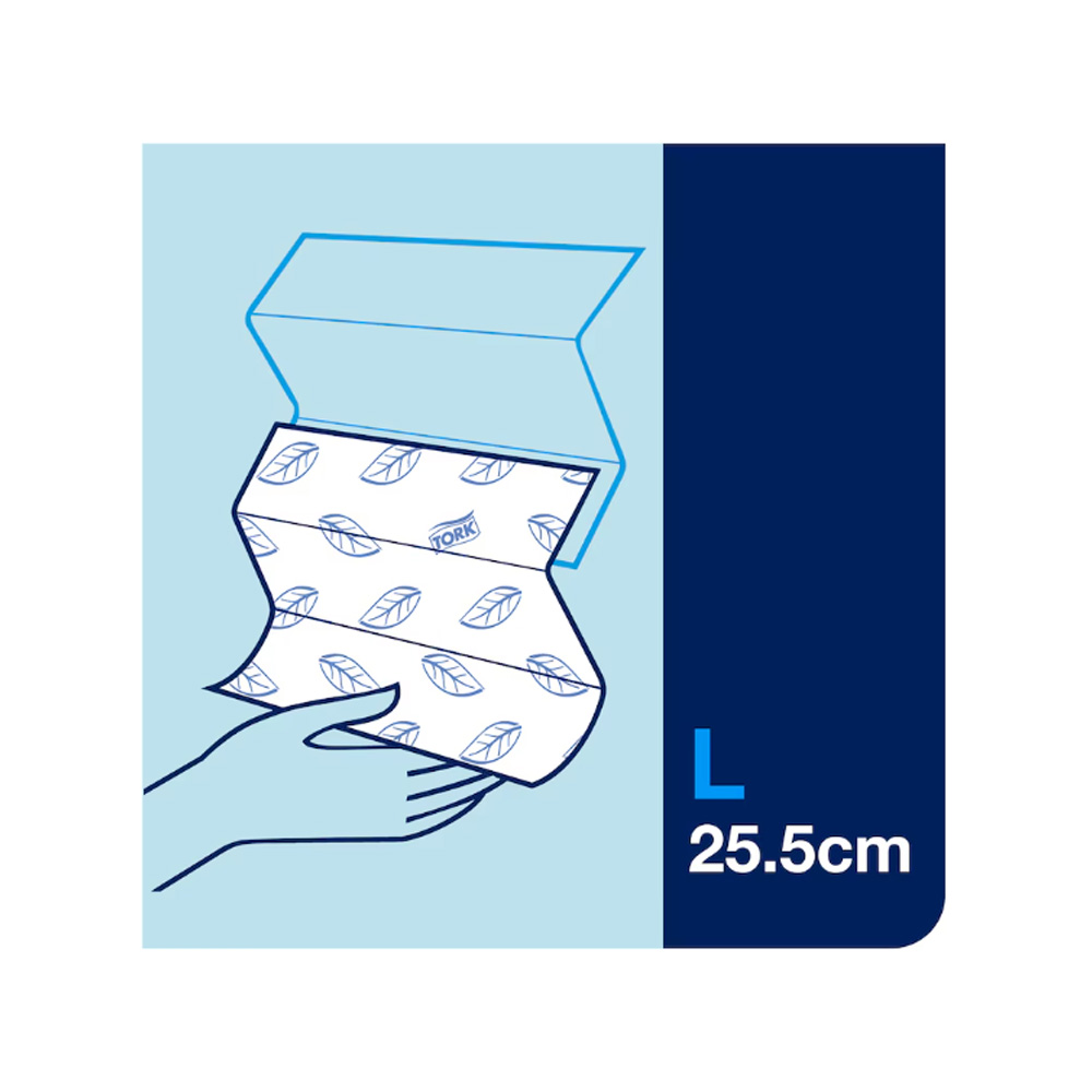 TorkH2 Xpress - Soft Multifold Hand Towel - 2 Ply - Case of 3,780