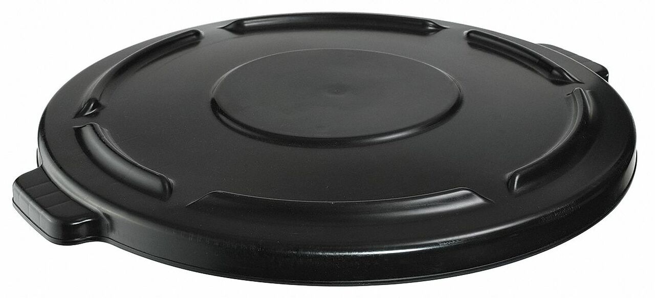 thumbnail image 2 of Rubbermaid Commercial Brute 20 Gal Flat Trash Can Lid – FG261960WHT – White Resin 2 of 6