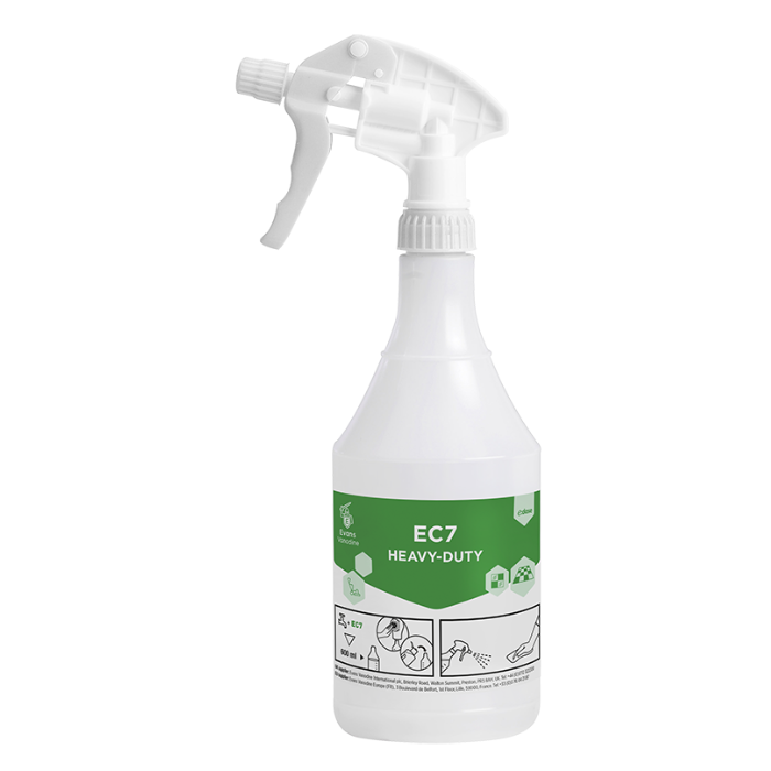 Evans EC6 All-Purpose - Printed Trigger Spray Bottle - White Spray Head