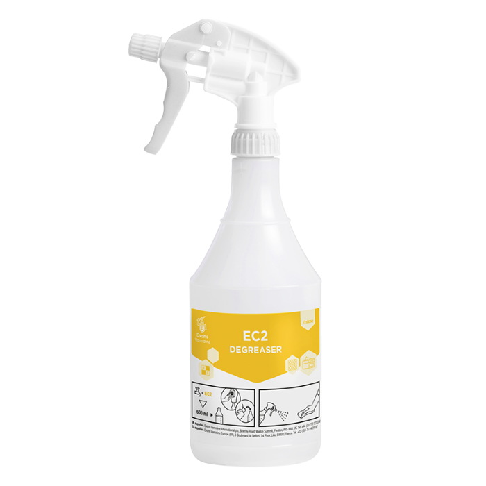 Evans EC6 All-Purpose - Printed Trigger Spray Bottle - White Spray Head