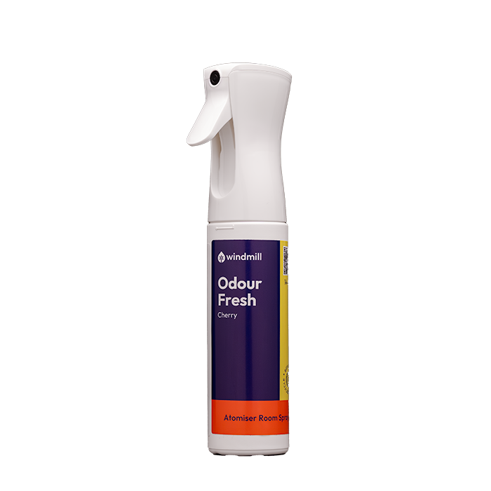 Windmill Refill Atomiser Sprayer Odour Fresh Cherry Bactericidal Deodoriser - 300ml