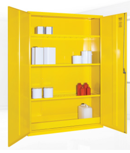 COSHH Cabinet 2 Doors/3 Shelves, Sump Capacity 45L - 1830 x 1220 x 457mm