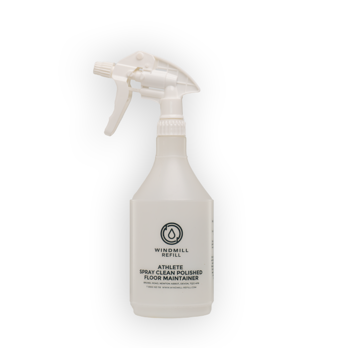 Windmill Athlete Screen Printed Trigger Spray Bottle/Head - 750ml - Various Trigger Head Colours